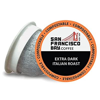 80 Ct SF Bay Coffee OneCUP Extra Dark Italian Roast, K Cup Compatible - $20.39 ($42.34)