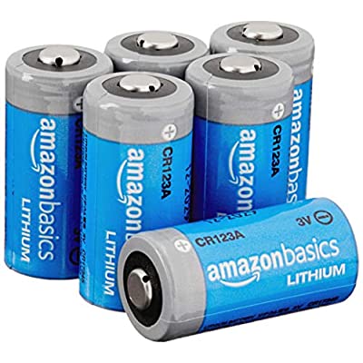 Amazon Basics 6-Pack Lithium CR123a 3 Volt Battery, 10-Year Shelf Life - $9.76 ($12.40)