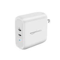 Amazon Basics 36W Two-Port USB-C Wall Charger With Power Delivery