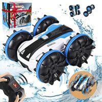 Expired: Amphibious Remote Control Car Boat with 2.4 GHz 4WD & Double Sided 360° Rotate