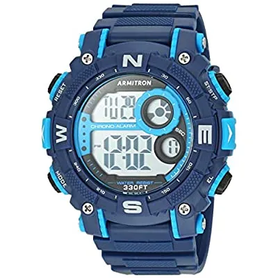 Expired: Armitron Sport Men’s Quartz Sport Watch with Resin Strap, Blue