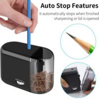 Expired: Automatic Pencil Sharpener for Colored Pencils( 6-8mm) 3 Settings