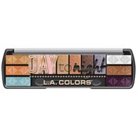 L.A. Colors Day To Night Eyeshadow Palette, Sunset, 1 Ounce