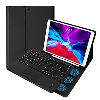 Expired: Bluetooth Keyboard with Touchpad for iPad/ Air/ Pro (2020, 2019, 2017) Detachable with Pencil Holder,