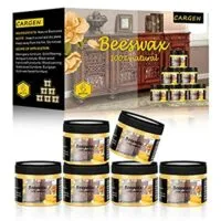 Expired:&nbsp;CARGEN Wood Seasoning Beeswax for Furniture care 6pcs, 3pcs Sponge and 1pcs Polish Glove