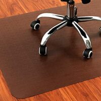 Expired: Chair Mat for Hard Wood Floor, Brown, 47 x 35 inch