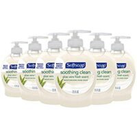 6 Pack Softsoap Moisturizing Liquid Hand Soap, Soothing Clean Aloe Vera – 7.5 Fluid Ounces