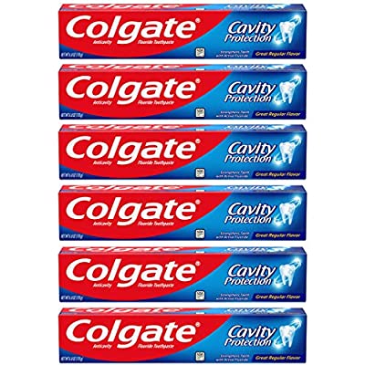 6 Pack Colgate Cavity Protection Toothpaste with Fluoride – 6 Ounce - $4.73 ($16.97)