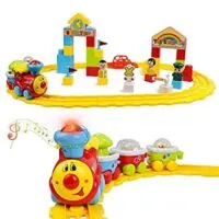 Expired:&nbsp;Musical Electric Train with Tracks &Building Blocks