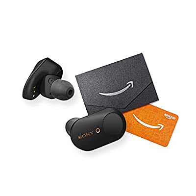 Sony WF-1000XM3/B Noise Canceling Truly Wireless Headphones + Free $20 Amazon Gift Card - $148.00 ($198.00)