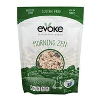 Evoke Morning Zen Gluten-Free Muesli Cereal, 12 ounce – Low Sugar, Overnight Oats