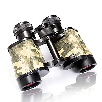 Expired:&nbsp;FREE SOLDIER Bird Watching Binoculars for Adults – BAK4 Prism HD Classic Crocodile Pattern 8×30 Binoculars