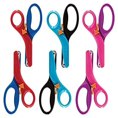 6 Pack – Fiskars Pre-School Training Scissors