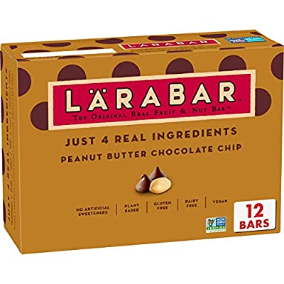 12 Ct Larabar Peanut Butter Chocolate Chip, Gluten Free Vegan Fruit & Nut Bar - $8.22 ($15.26)