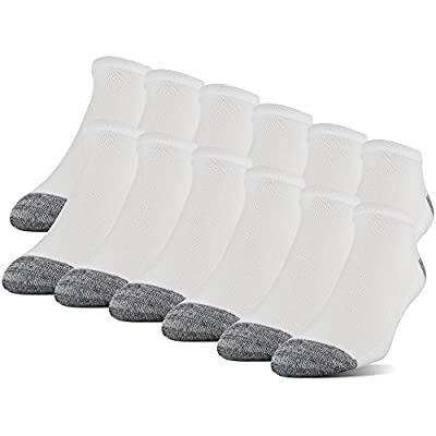 12 Pack Gildan Mens Polyester Half Cushion No Show Socks - $7.98 ($15.00)