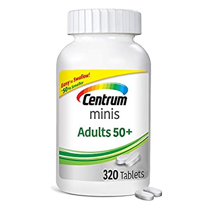 320 Ct – Centrum Minis Adult 50+ Multivitamin/Multimineral Tablets - $11.88 ($21.32)