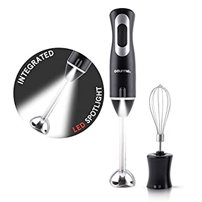 Gourmia 12 Speed Illuminating Immersion Hand Blender with Turbo Mode - $13.98 ($34.99)