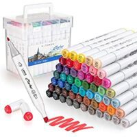 Expired: Hethrone 60 Colors Dual Tip Alcohol Markers set