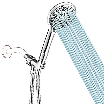 Expired: High Pressure 9 Spray Setting Handheld Shower Head with 5.9ft Extra-long Hose