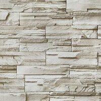 Expired: Hopepak 17.7″ x 118”Stone Peel and Stick Wallpaper 3D Effect Brick