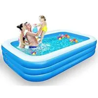 Expired: Inflatable Swimming Pool, 18″x72″x20″ Thicken Family Pool