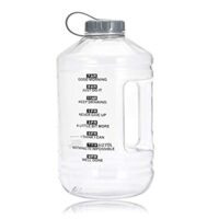 Expired: JOYSHAKER Wide Mouth, BPA Free With time Marker, 2.5L Big Bottle Jug (White, 128oz)