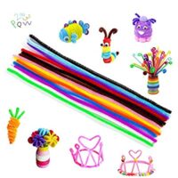 300 Pcs – Kkbestpack 20 Colors Pipe Cleaners Craft Chenille Stems for Kids