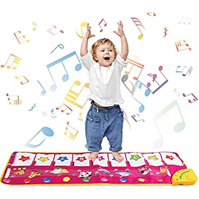 58% off - Expired: Kids Piano Mat 39” x 14” Play Mat with 8 Animal Sounds