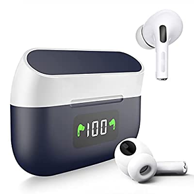 Expired: LUXSEA Bluetooth Earbuds with Power Display Wireless Charging Case.