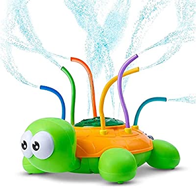 55% off - Expired: MEOZEL Outdoor Water Play Sprinkler Sprays Up to 8ft High