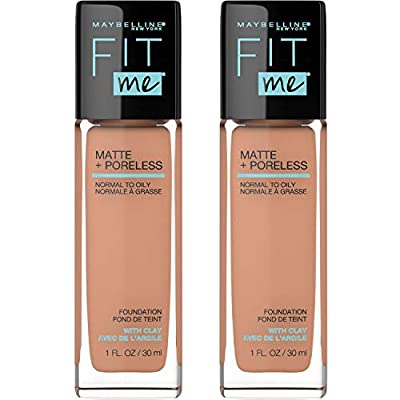 MAYBELLINE Fit Me Matte + Poreless Liquid Foundation Makeup, Golden, 2 COUNT - $6.14 ($15.98)