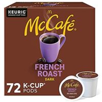 McCafé French Roast, Keurig Single Serve K-Cup Pods, Dark Roast Coffee Pods, 72 Count