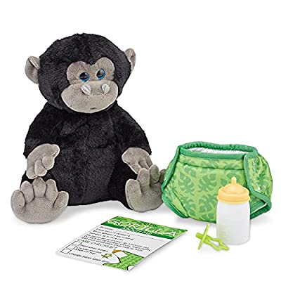 Melissa & Doug 11-Inch Baby Gorilla Plush Stuffed Animal with Pacifier, Diaper, Baby Bottle - $13.59 ($19.99)