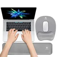 Expired: Memory Foam Set Keyboard Wrist Rest Pad & Mouse Wrist Rest Support, Ergonomic Design