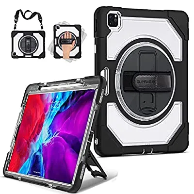 70% off - Expired:&nbsp;Military Grade Case for iPad Pro 12.9 3th/4th Generation 2020,  Apple Pencil Charging + Stand