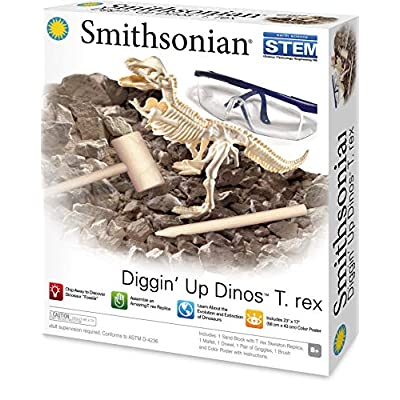 Smithsonian Diggin’ Up Dinosaurs T-Rex Plastic Skeleton Set