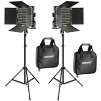 Expired: Neewer 2 Pieces Bi-color 660 LED Video Light and Stand Kit