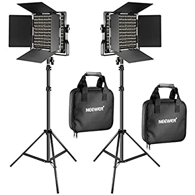 48% off - Expired: Neewer 2 Pieces Bi-color 660 LED Video Light and Stand Kit