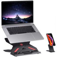 Expired: Nllano Portable Laptop Stand Foldable, Ventilated with Phone stand