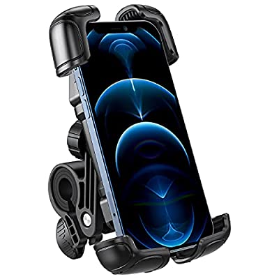 Expired: OMOTON Bike Phone Mount Holder – Anti-Shake, 360° Rotation fits up to 7.1″ Smart Phones