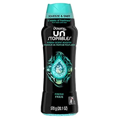 Downy Unstopables Laundry Scent Booster Beads for Washer, Fresh Scent, 20.1 Oz