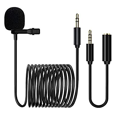 80% off - Expired: Professional Clip-on Mic with Omnidirectional Condenser (3.5mm Jack 6M/19.69FT)