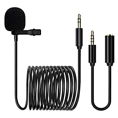 80% off - Expired:&nbsp;Professional Clip-on Mic with Omnidirectional Condenser (3.5mm Jack 6M/19.69FT)