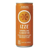 IZZE Sparkling Juice, Clementine, 8.4 Fl Oz (12 Count)