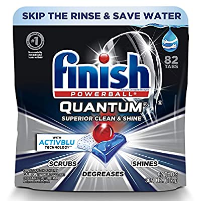 82ct – Finish Powerball Quantum Dishwashing Tablets