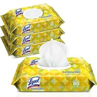 4 Pack Lysol Handi-Pack Disinfecting Wipes, Lemon and Lime Blossom 80 Ct