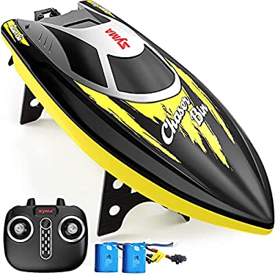 80% off - Expired: SYMA Q7 2.4GHz Fast RC Boats for Pools and Lakes with 20+ mph High Speed, Capsize Recovery, Low Battery Reminder