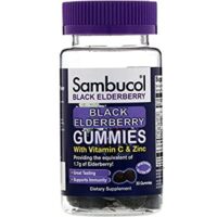 2 Pack Sambucol Black Elderberry Dietary Supplement Gummies – 30 ct