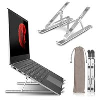 Expired: Sendowtek Adjustable Laptop Holder Riser Stand, Aluminum Ergonomic Foldable Portable Holder