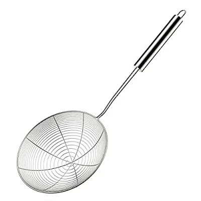 Expired:&nbsp;Stainless Steel Ladle Wire Spoon with Long Handle/Spiral Mesh (6.1 inch)